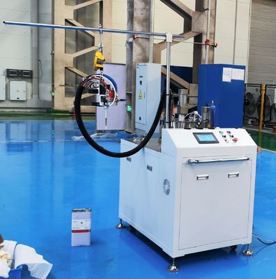 Funzione di riscaldamento nei sistemi di miscelatori a due componenti con materiale di imballaggio in legno