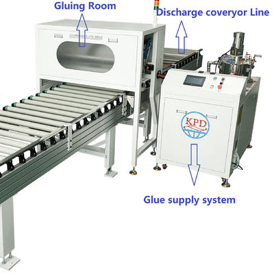 Macchine per spruzzare colla per pannelli sandwich PU Spreader Pur Dispensing Machine Colla applicatrice