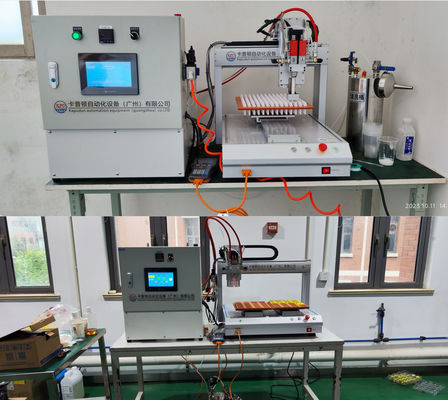 Macchina per l'invasatura della colla AB automatica ad alta velocità da tavolo per la pompa della miscelazione del contatore dei componenti principali