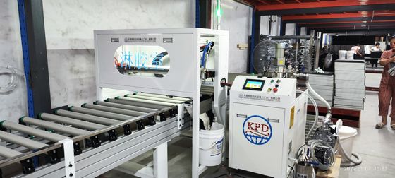 Parti elettroniche AB Parte PU Macchina per la spruzzatura di adesivi per pannelli in acciaio inossidabile