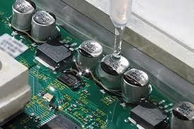 SMT elettronica due parti resina in vaso Liquid Resin Mixing and Potting Machinery for Production