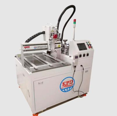 Dispensatore automatico di colla CNC adesivo in resina epossidica UV montato su un pavimento a vite a 3 assi
