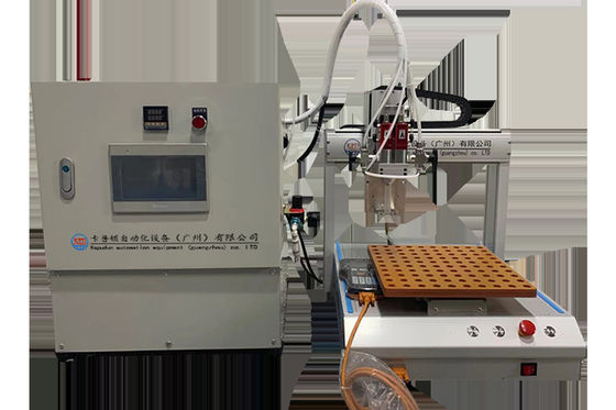 Macchina di distribuzione completamente automatica per la miscelazione delle resine