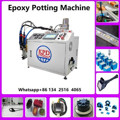 2 componenti di imballaggio e distribuzione in alloggiamento PCB che incapsula 2K adesivo materiale AB macchina