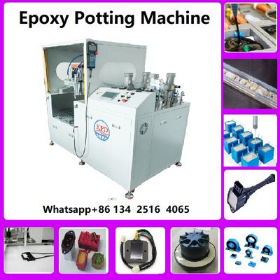 3 asse robot automatico di distribuzione due componenti RTV silicone aggiunta potting composto macchina