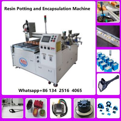 Roboter Epoxy Resin Compound Hardner Glue Potting Machine Modello di linea di produzione