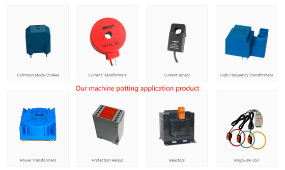 Split-Core AC & DC Hall Effect Current Sensor ab distributore di colla Epoxy potting machine