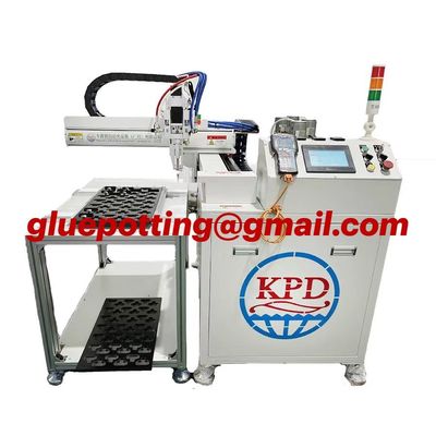 Epoxi PU Dispensing Machine 3D Sticker Epoxies Doming Machine Linea di produzione di produzione ad alta efficienza