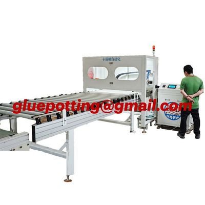 Sistema di incollaggio automatico della linea di produzione 2 Parte 2 Componente AB Parte Silicone Epoxido Poliuretano Colla Potting Machine