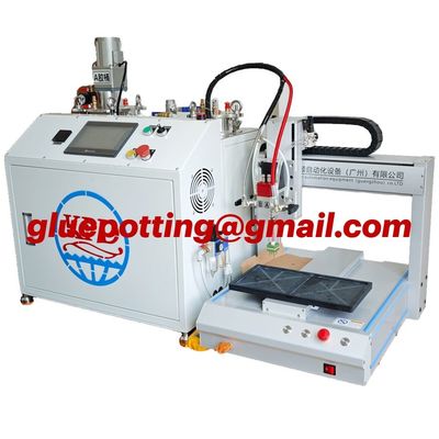 Macchina per lo spruzzo di colla automatica Macchina per la distribuzione di resine epossidiche CNC Macchina per la distribuzione di resine epossidiche 2 parti Macchina per l'epossidizzazione del poliuretano e del silicio epossidico